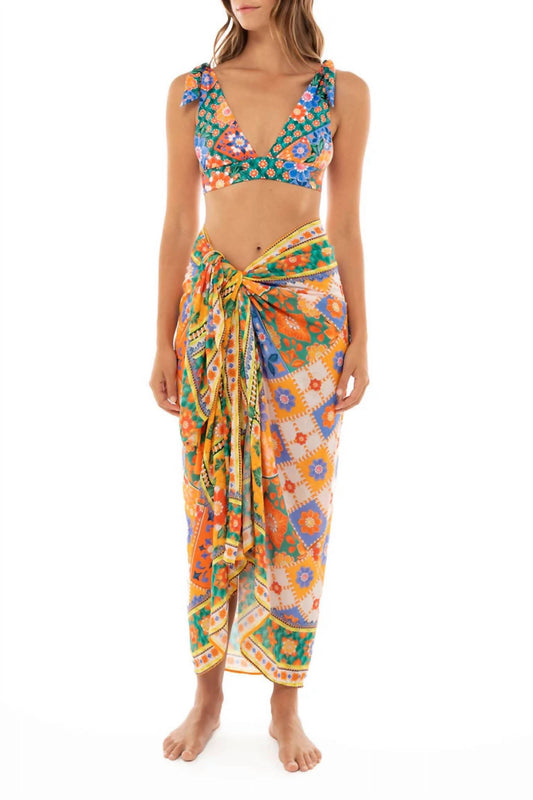 Agua Bendita - Marine Sarong Cover-Up