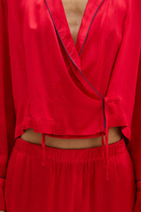Raquel Allegra Windsor Jacket in red - women's jacket - view 4