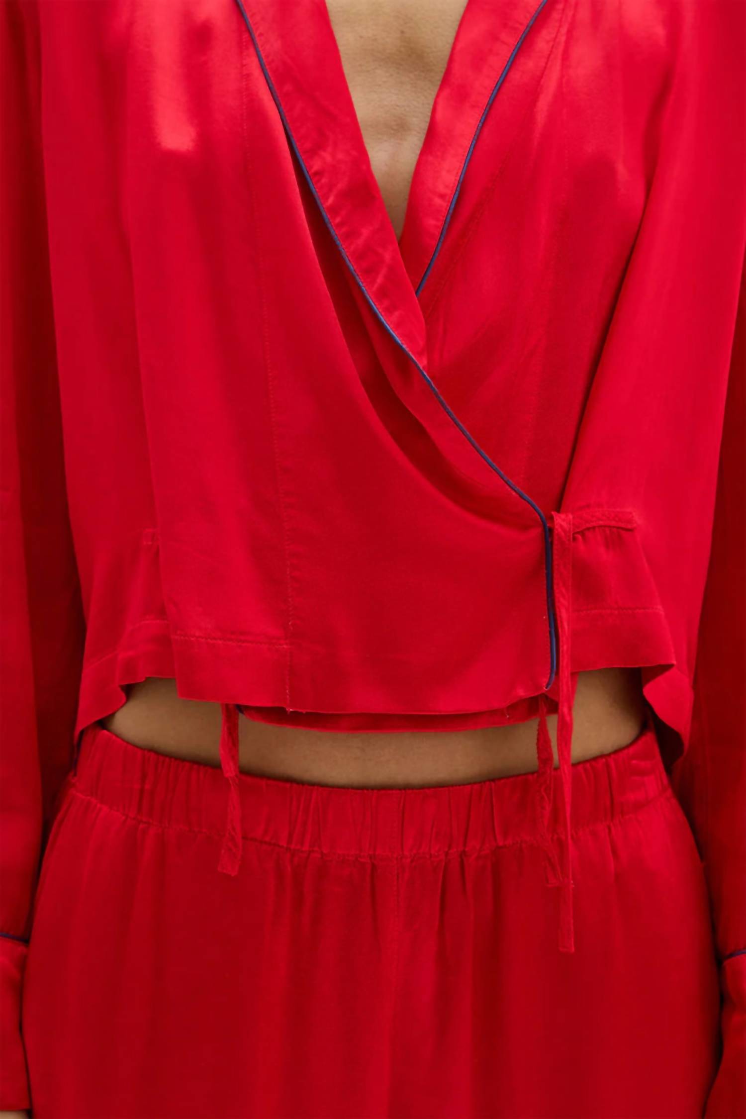 Raquel Allegra Windsor Jacket in red - women's jacket - view 4