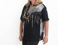 Sylca Designs - Magazine Print Button Down Shirt