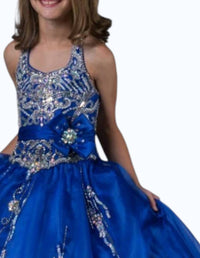 Little Rosie - Girl's Long National Pageant Dress