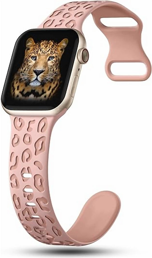 Strawberry Avocados - Iwatch Leopard Laser Cut Silicone Band