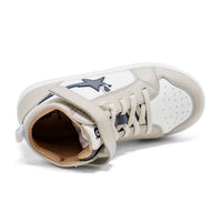 Oldsoles - Boy's Team Star High Top Lace-up Sneakers