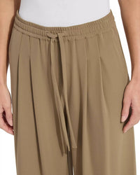 Lysse - Mae Pleated Drawstring Wide Leg Pants