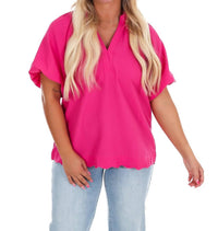 Umgee - Women's Easy Daydream Textured Top