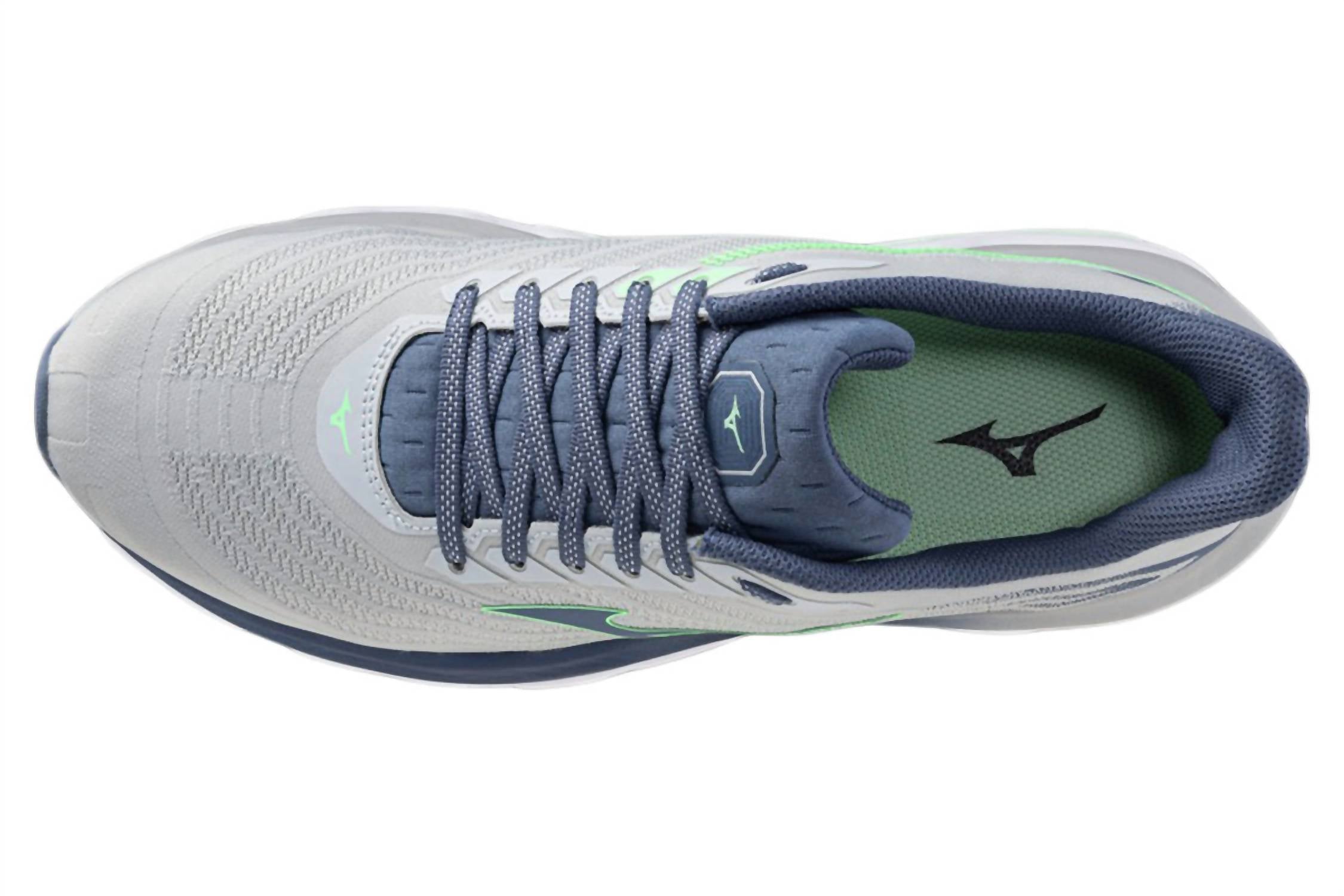 MIZUNO Men's Horizon 8 Running Shoes in pearl blue vintage indigo neo mint - men's shoe - alternate view