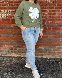 Judy Blue - Women's High Waist Vintage Double Cuff Jogger