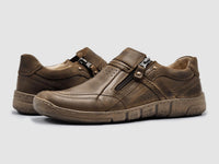 Kcr Group - Men's Everyday Zip-up Slip-on Leather Shoes