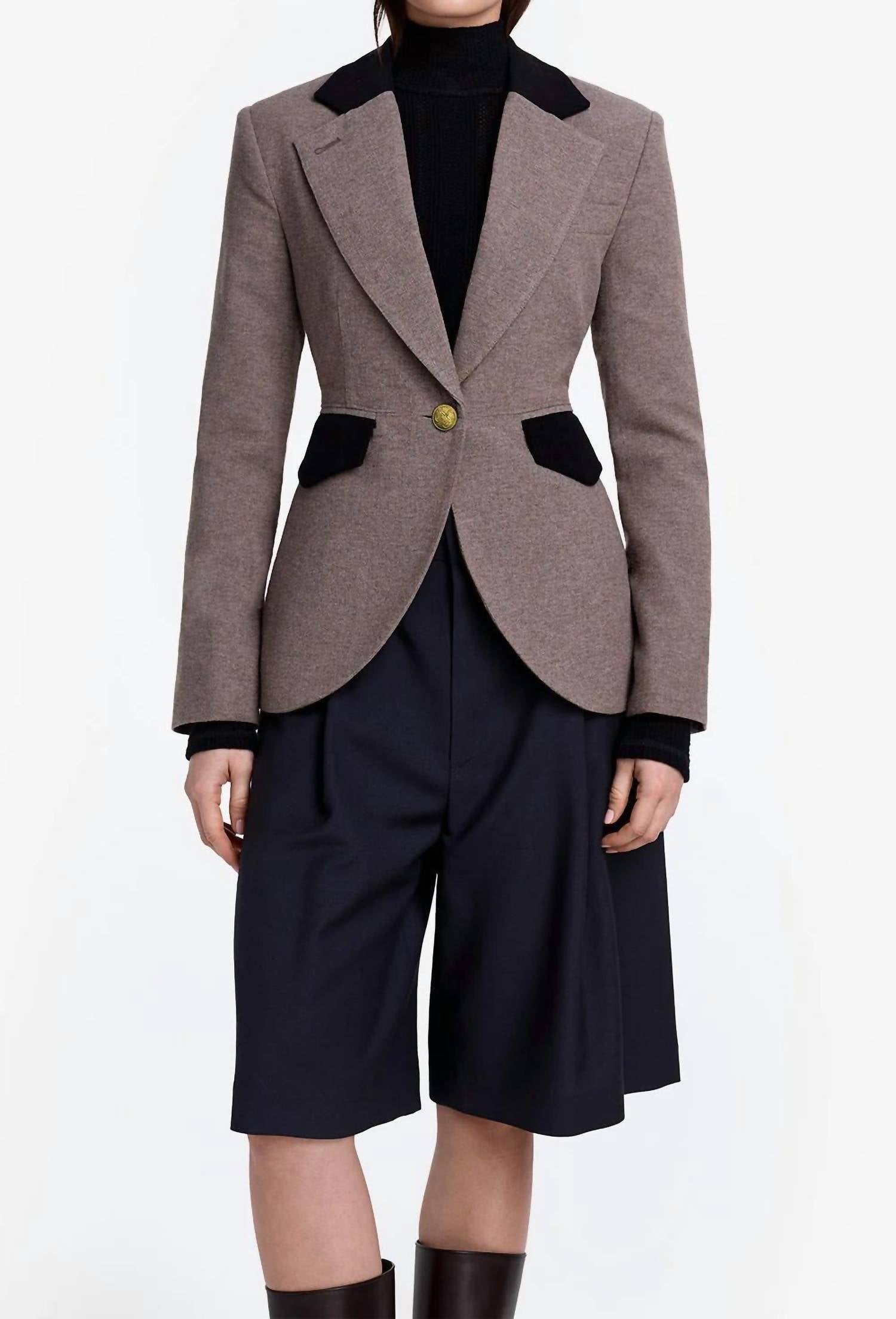 Smythe - Blocked Seamed Blazer