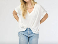 Kerri Rosenthal - Boxer V Neck Tee