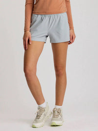 FREE FLY Women's Pull On Breeze Short in aspen grey - women's shorts