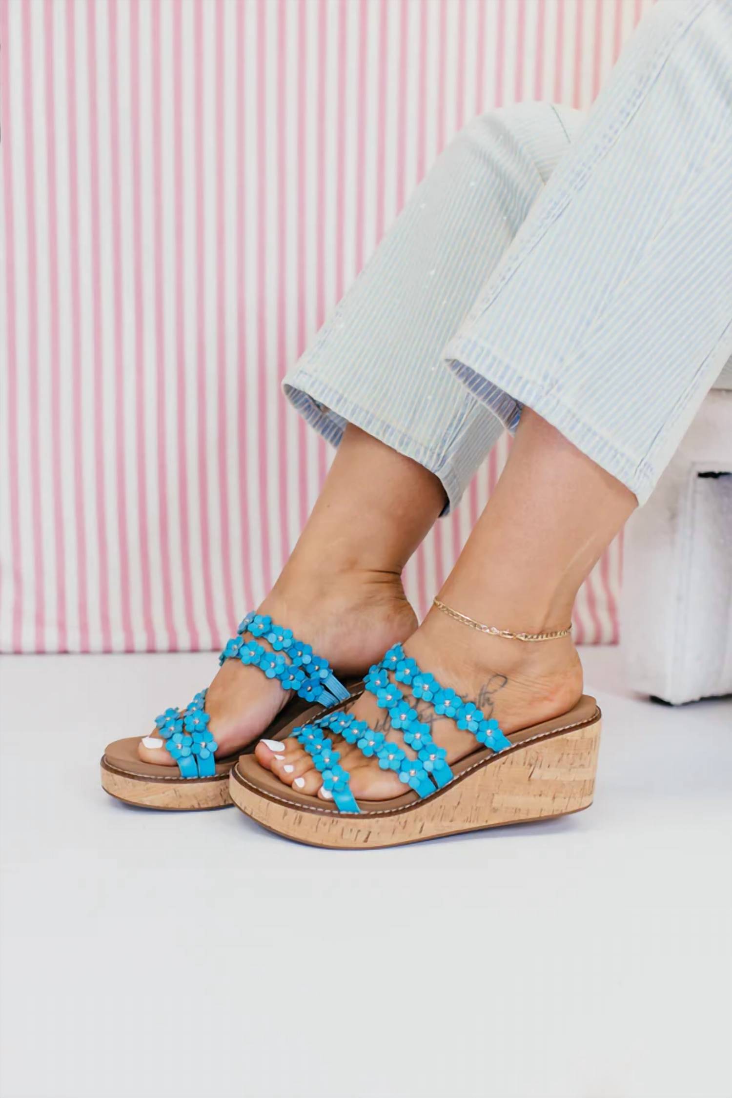 Corkys Footwear - Women's Let’s Be Friends Wedge Sandals