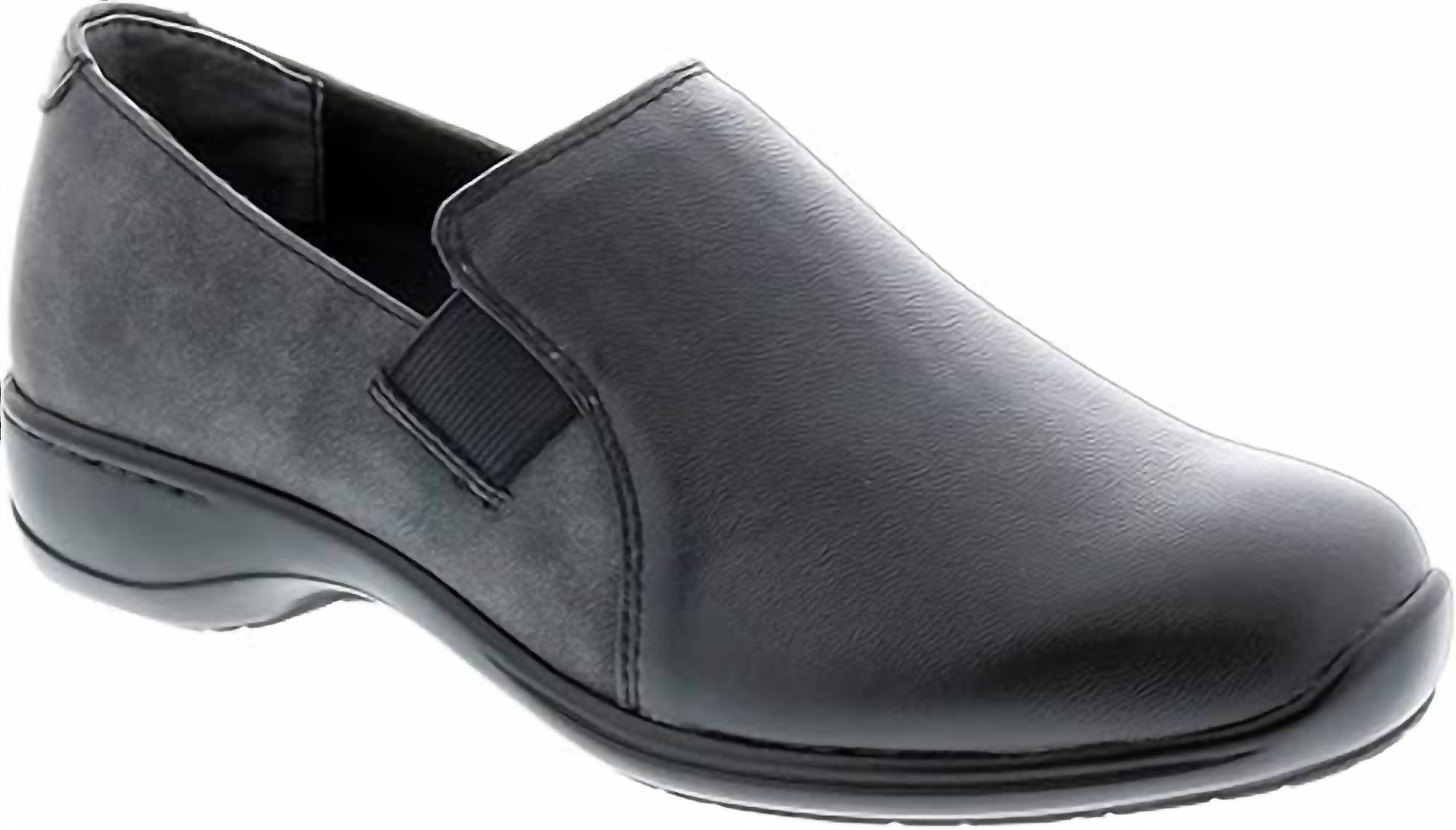 Ros Hommerson Women's Slide In Shoe in shoe in black leather - women's flats