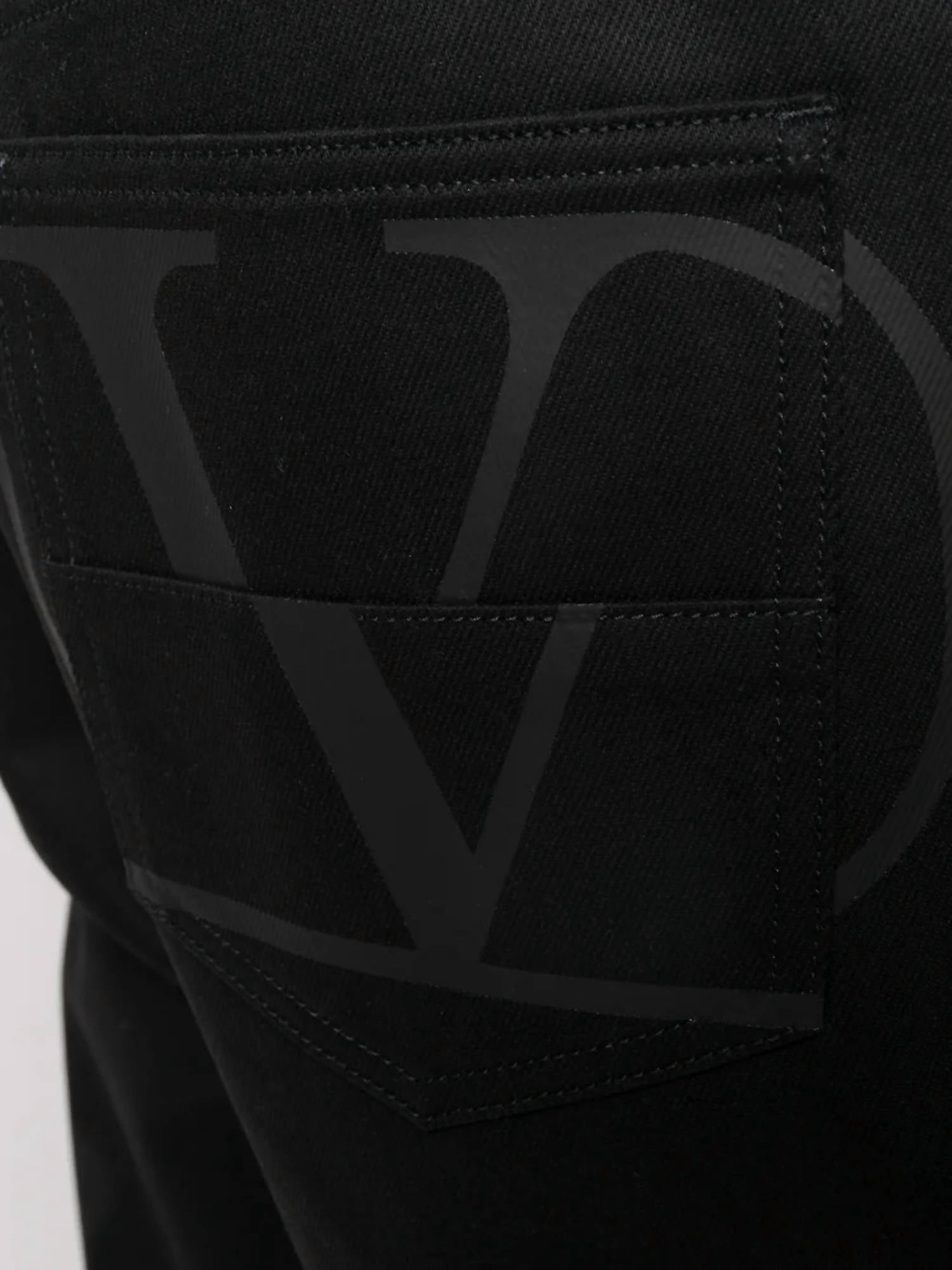 Valentino - V Logo Cropped Jeans