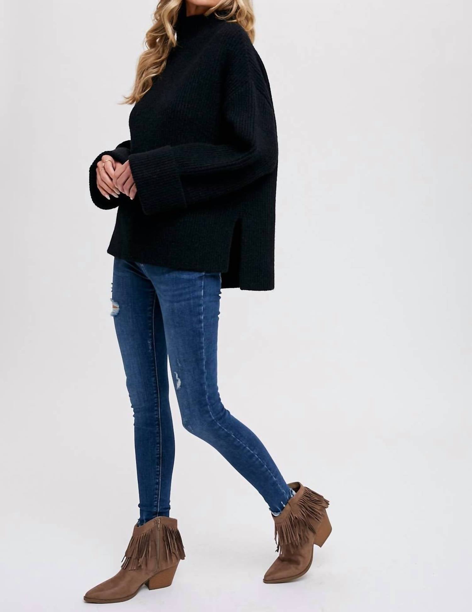 Bluivy - Funnel Neck Sweater