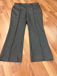 Tribal - WOMEN'S FLARE PULLOVER MULTI CHECK PONTE PANT