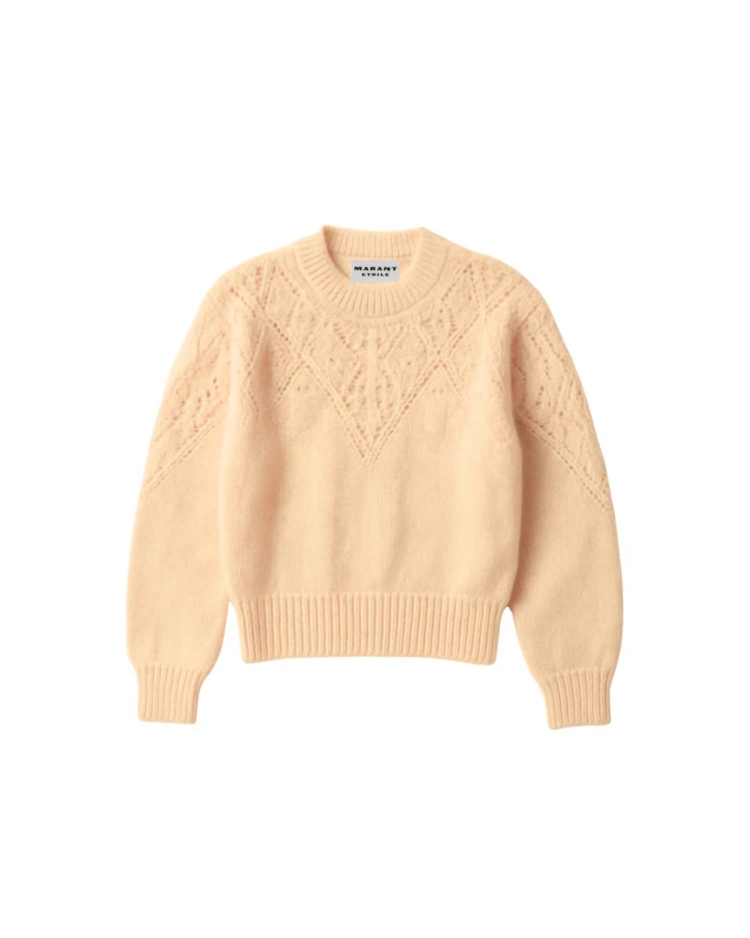 ISABEL MARANT Jenia Knit Pullover in caramel - women's sweater - alternate view