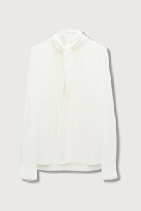 DOROTHEE SCHUMACHER Soft Vibe Silk Blouse in white - women's blouse - alternate view