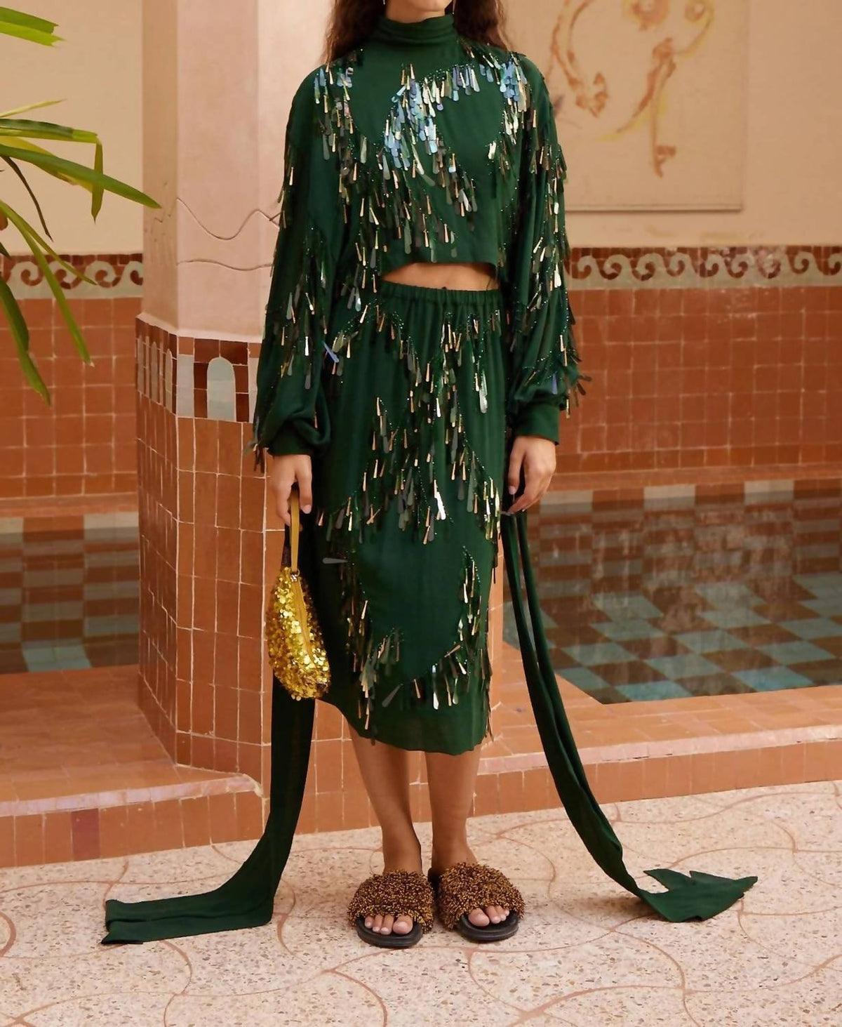 Alemais - Ophira Sequin Skirt