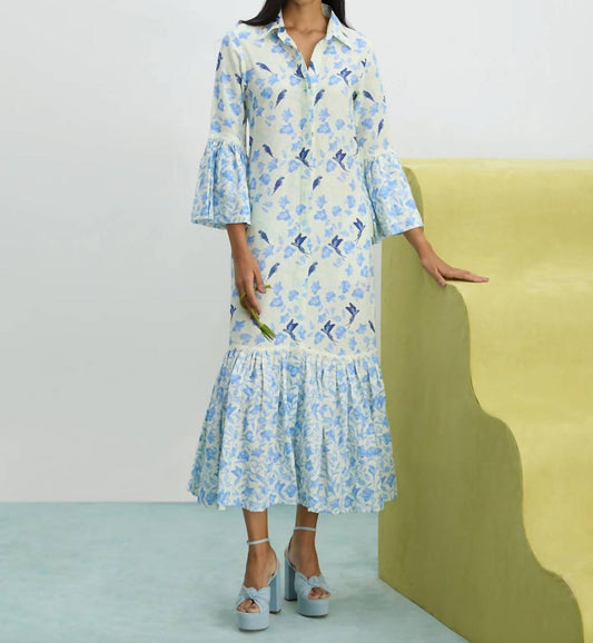 Verandah - Linen Midi Shirt Dress