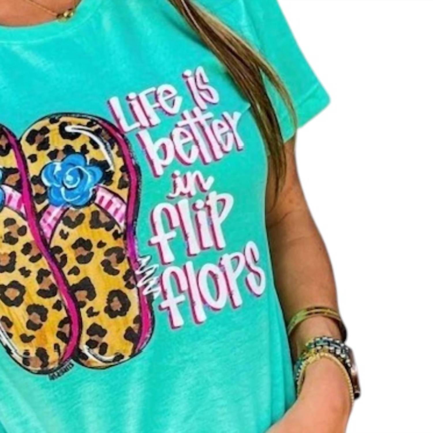 Anagails - Life Is Better In Flip Flops Graphic Tee