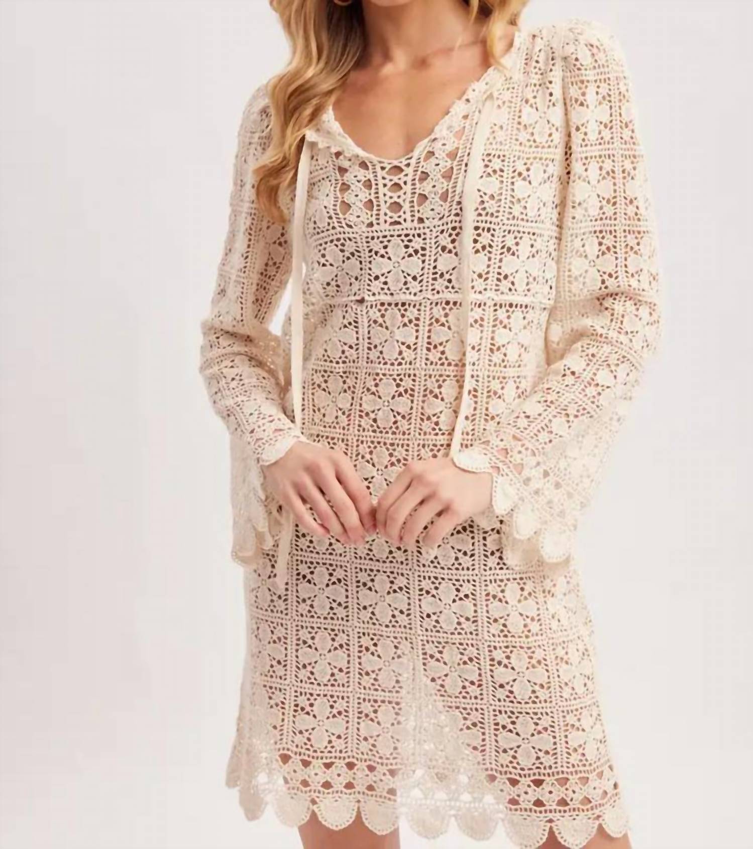 Bluivy - Seaside Crochet Coverup Dress
