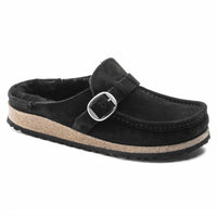 Birkenstock - WOMEN'S BUCKLEY SHEARLING SUEDE LEATHER SHOES - NARROW WIDTH