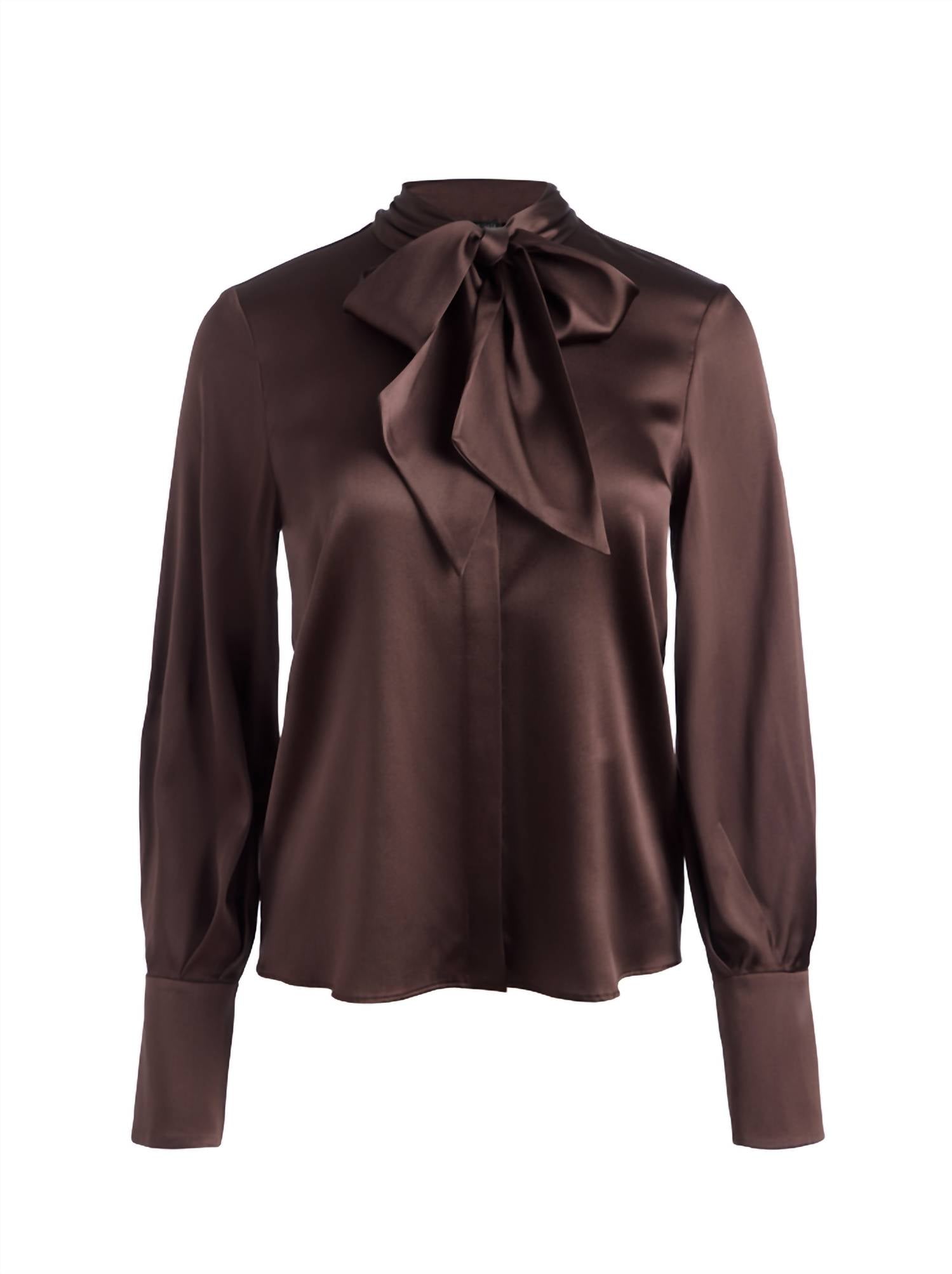 Alice + Olivia - Lloyd Slit Sleeve Button Down Blouse