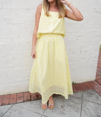 Entro - Eyelet Button Front Top