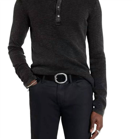 John Varvatos - Memphis Waffle Henley Top