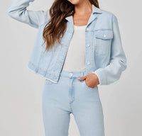 Bella Dahl - Coco Frayed Mix Denim Jacket