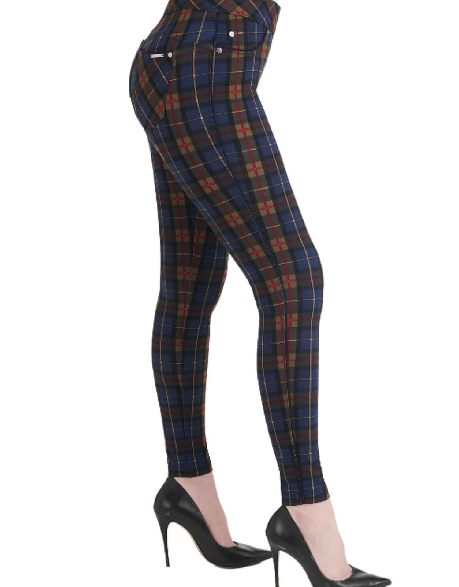 Peter Nygard - Luxe Plaid Piped Jegging