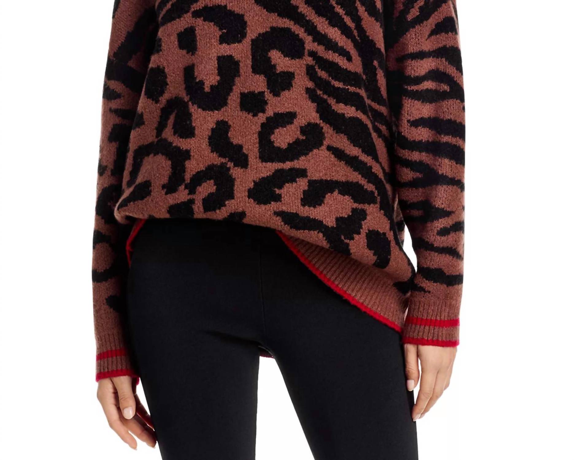 Vintage Havana - Mia Wild V-neck Sweater