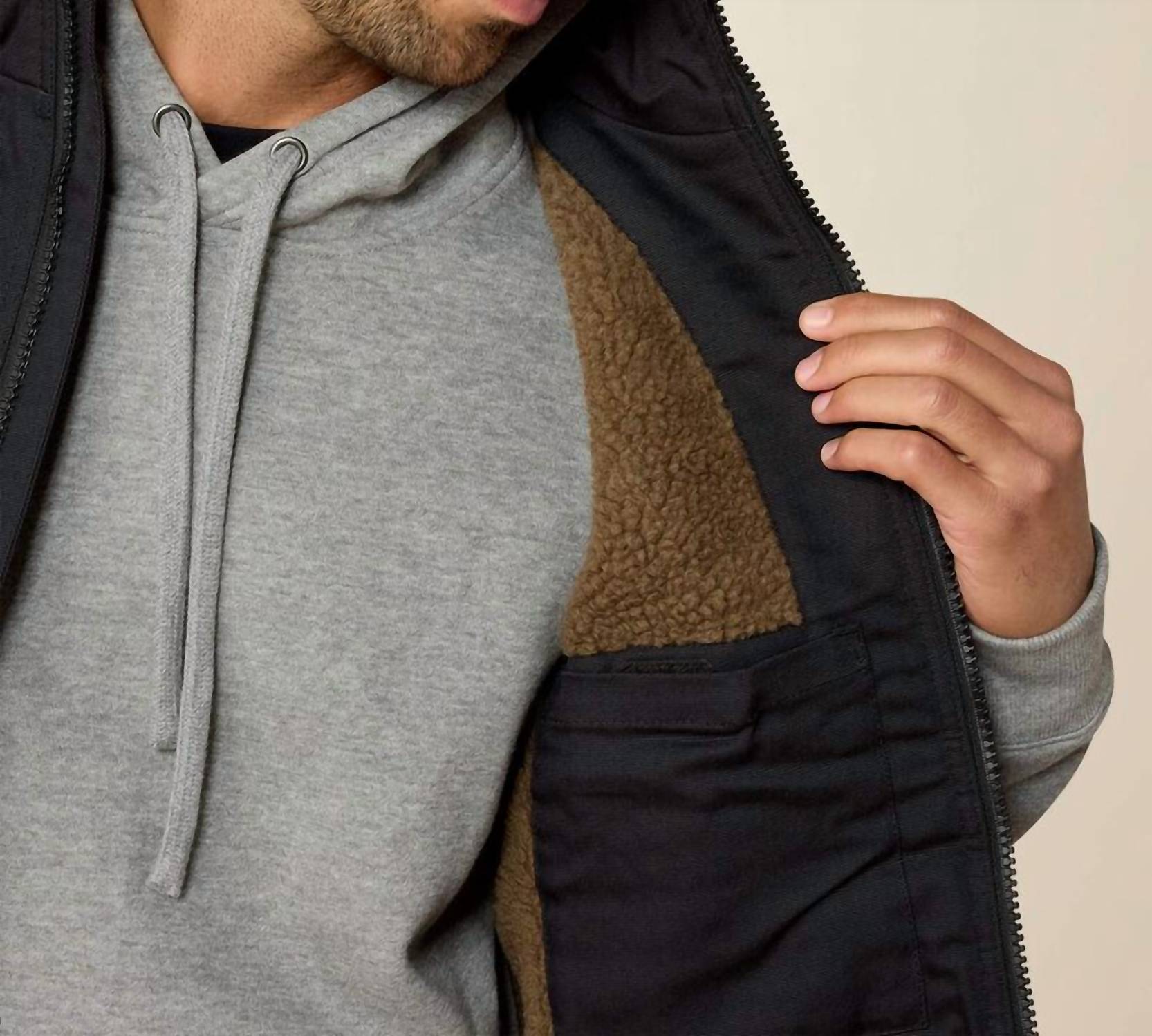 ARIAT Rebar Duracanvas Vest in black - men's jacket - view 5