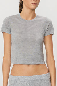 Eterne Van Top in heather grey - women's shirt