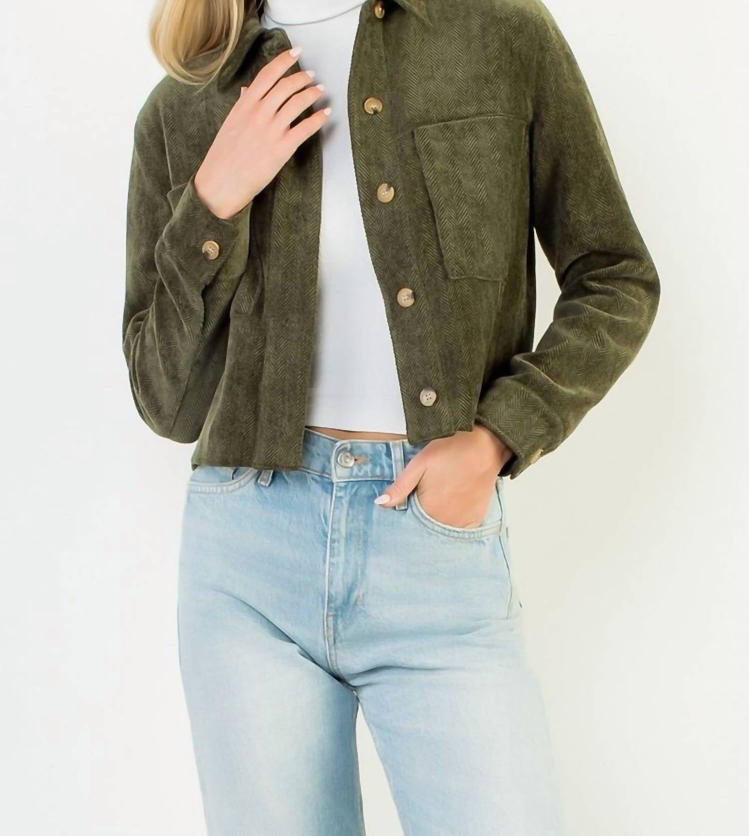 Thml - Corduroy Cropped Jacket