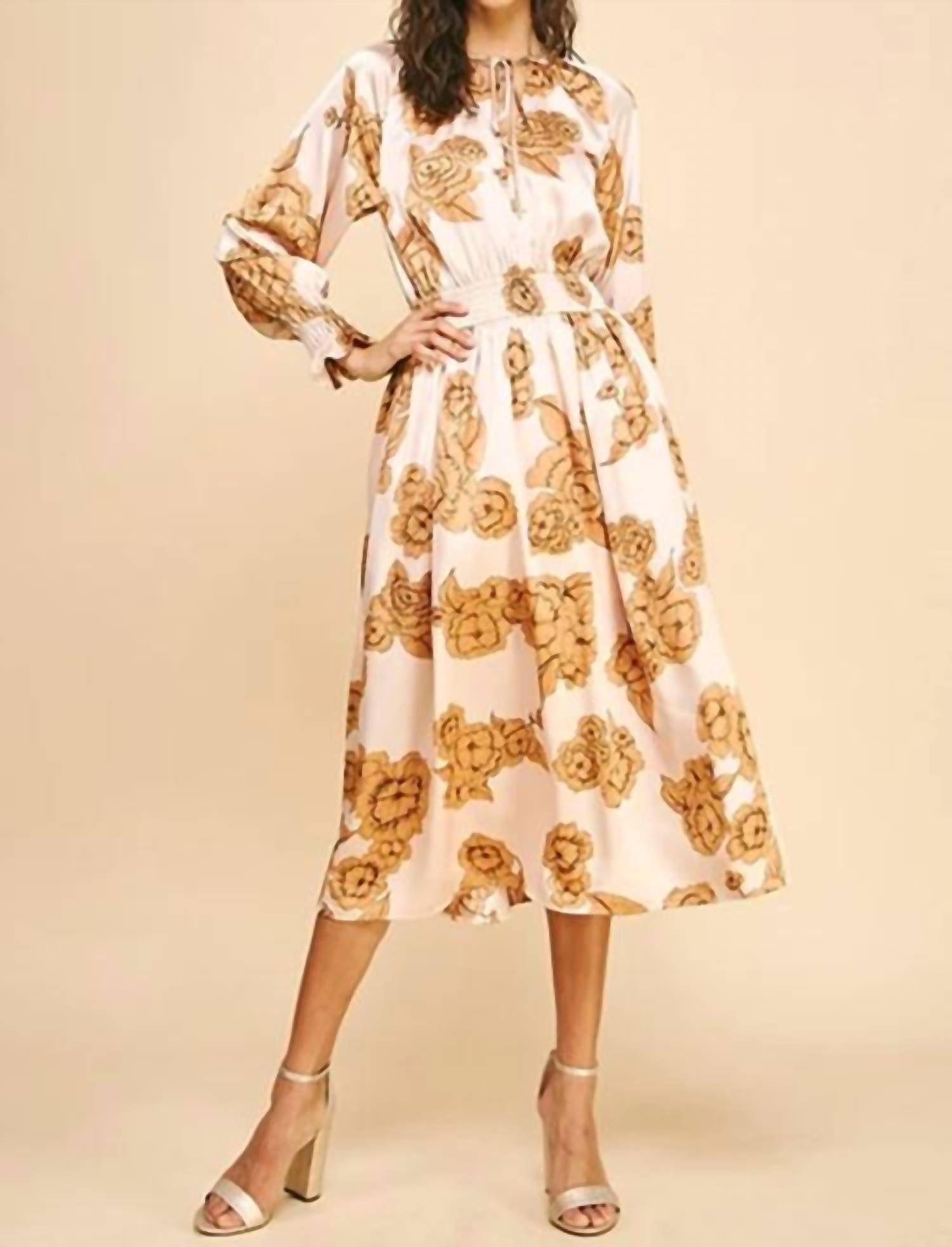 Pinch - Floral Print Midi Dress