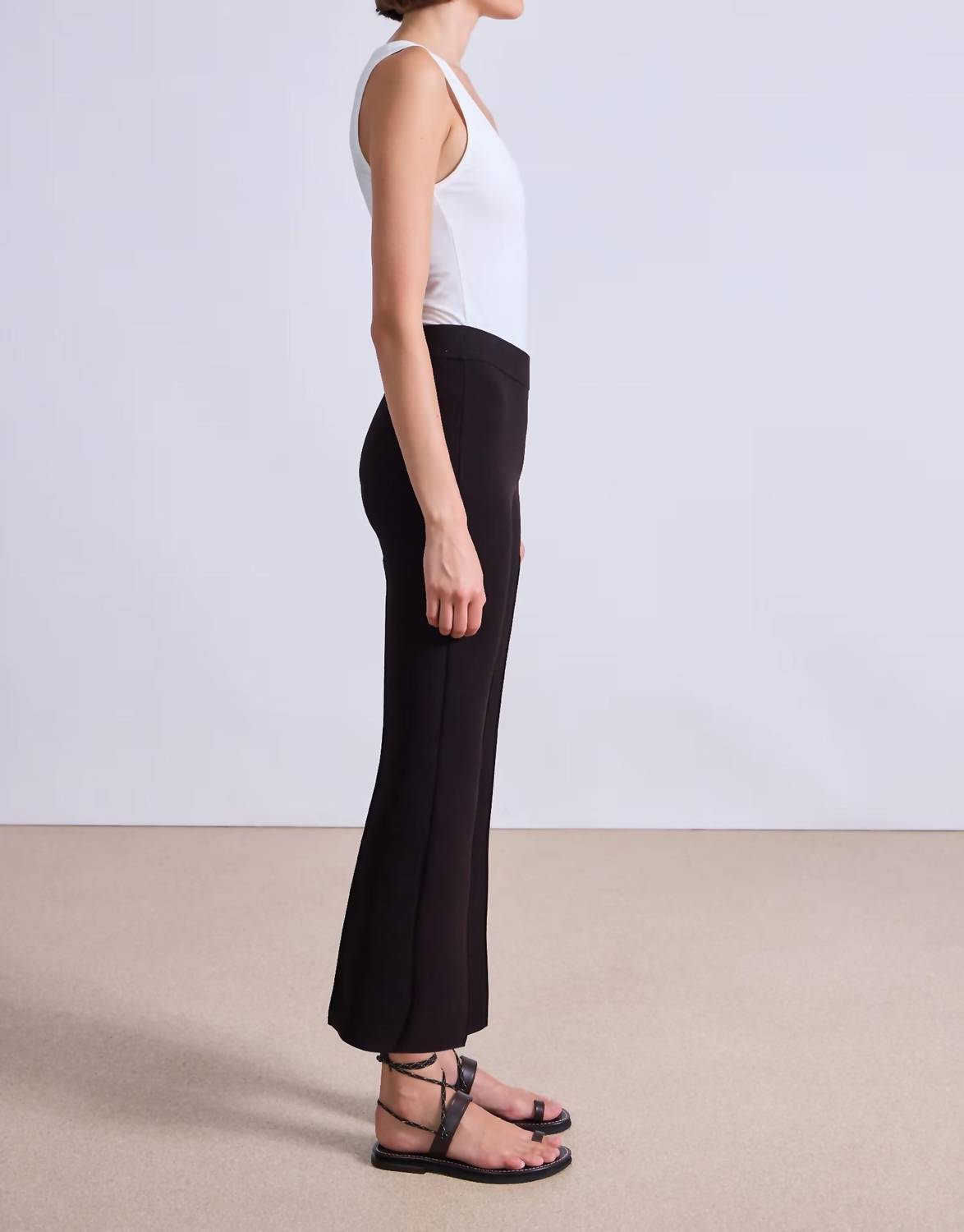 APIECE APART Rene Pull On Pant in deep espresso - women's pants - view 4