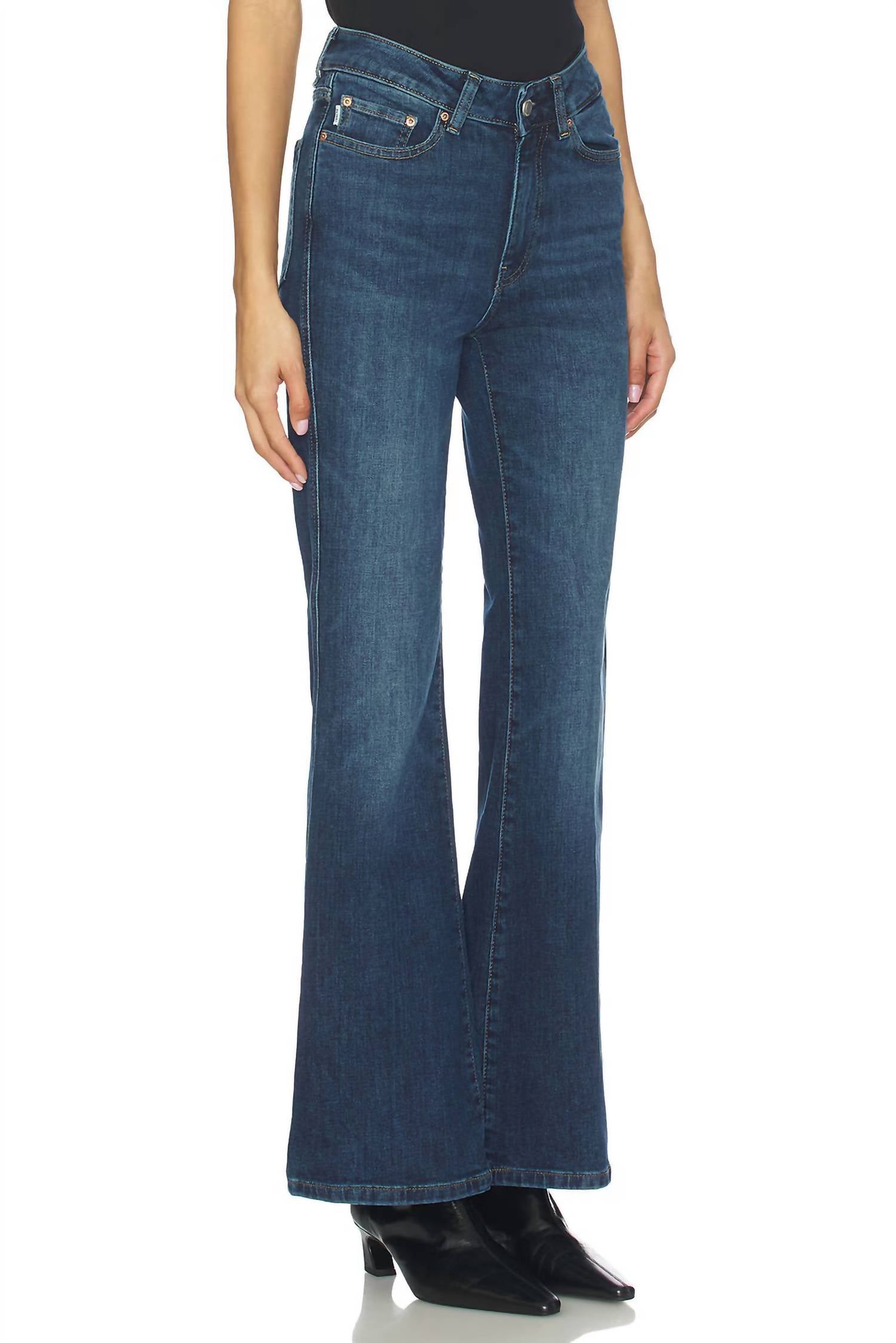 Dl1961 - Women'S - Claira Straight Bootcut Mid Rise Jeans