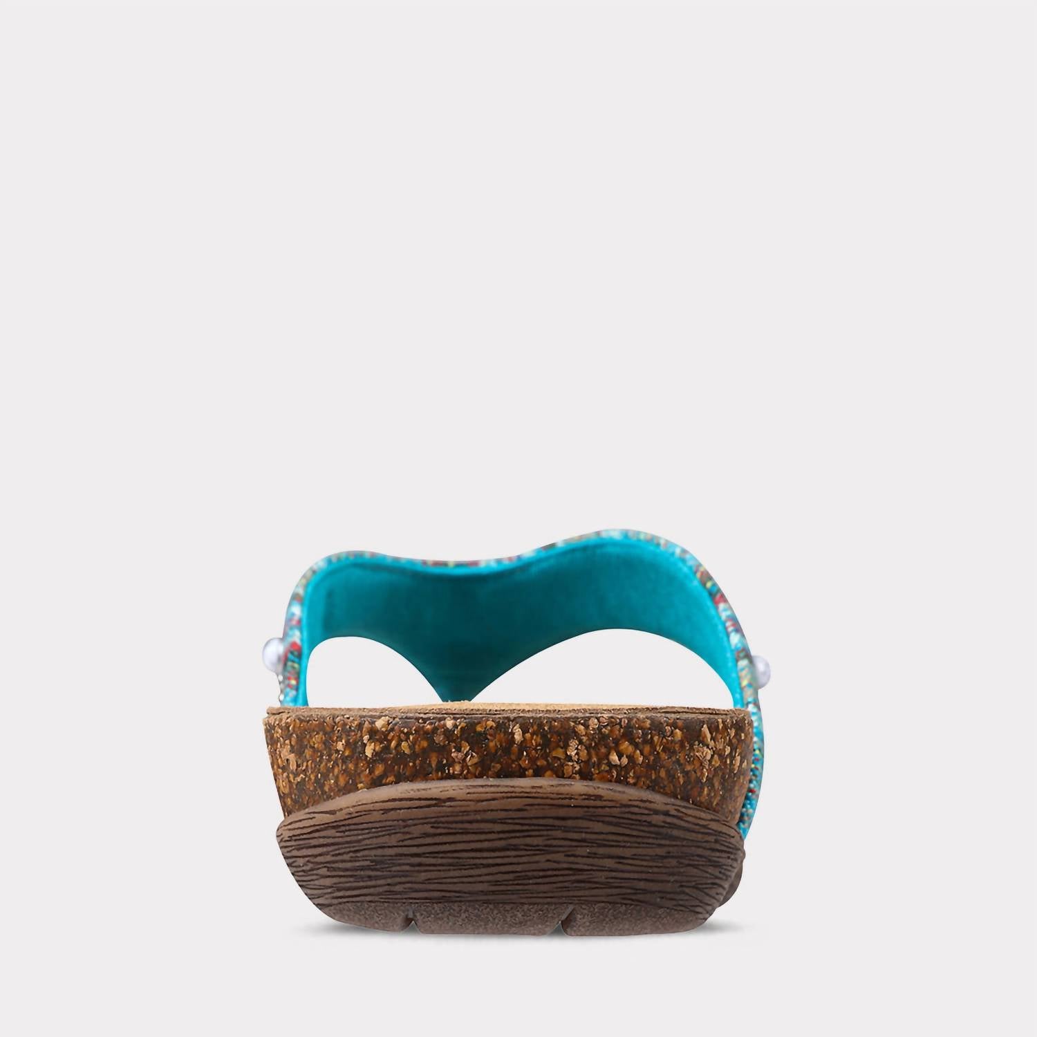 Lamo Women's Classic Jovie Thong Sandal in turquoise - women's sandal - view 4