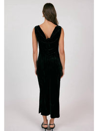 Sage The Label - Masterpiece Cowl Neck Velvet Midi Dress