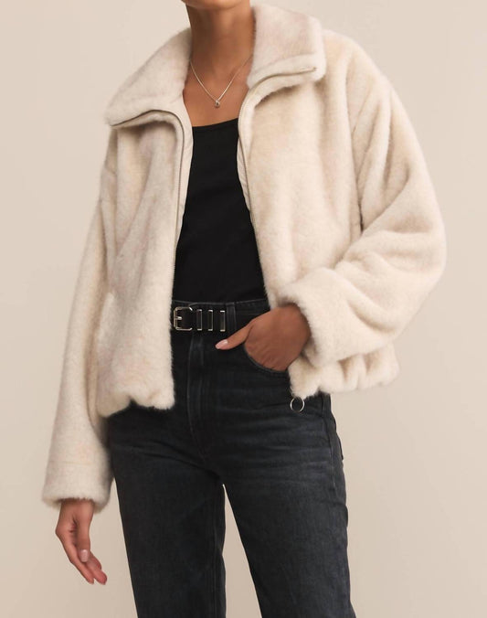 Thread & Supply - Amethyst Faux Fur Jacket