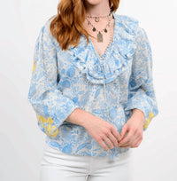 Sister Mary - Vivian Floral Top