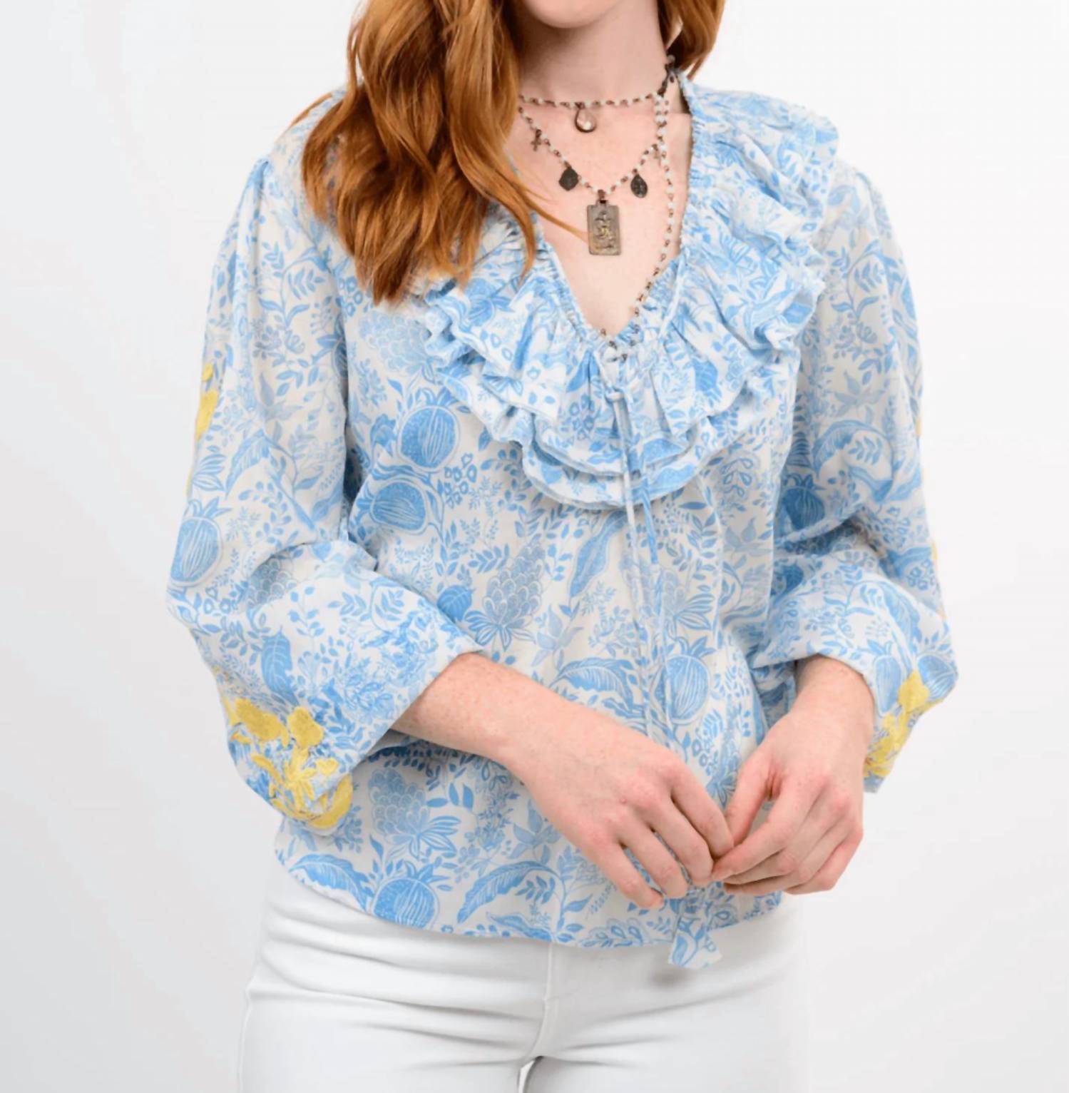 Sister Mary - Vivian Floral Top