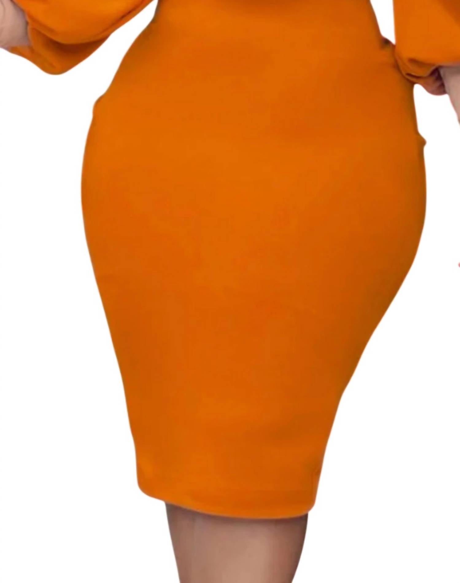 Metamorphosis - Nicole Off Shoulder Contrast Color Block Midi Dress