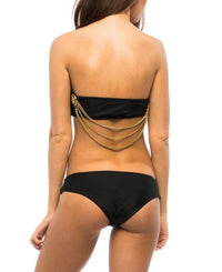 Beach Riot Sandy Bottom in black - women's swimwear - detail view