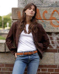 Amsterdam Heritage - Dakota Leather Shirt Jacket