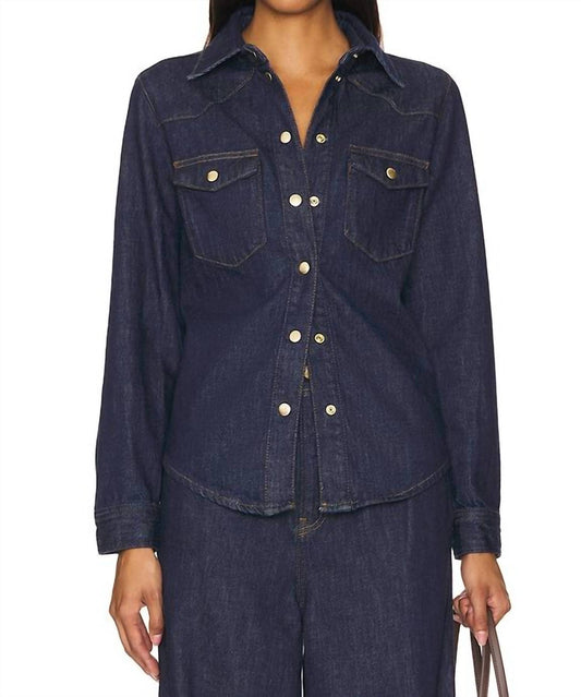 Frame - Fitted Heritage Long Sleeve Shirt