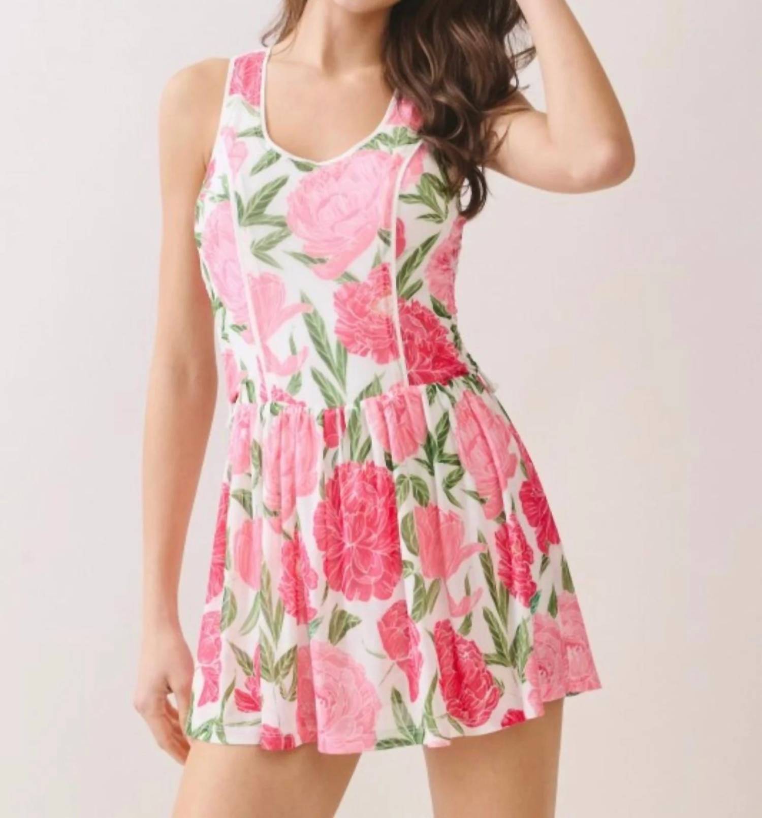 Tcec - Kelsey Floral Athleisure Dress