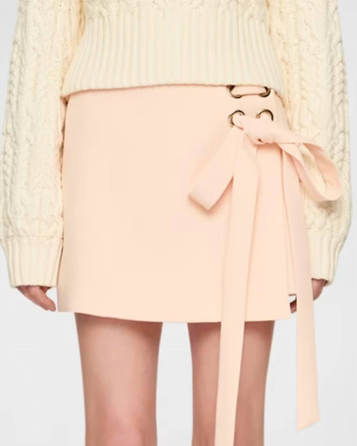 Clea - Bianca Wrap Mini Skirt